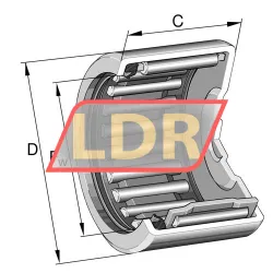 INA BK2018-RS-L271 rulman resim 4