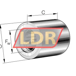 INA HFL0615-KF-L564 rulman resim 2