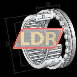 INA NKX45-Z-XL rulman resim 4