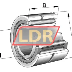 INA NKI25/20-F-XL-C3 rulman resim 5