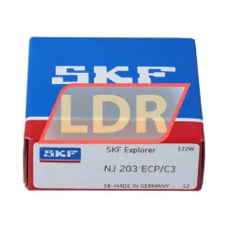 SKF NJ203ECP/C3 rulman resim 4