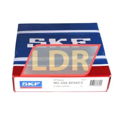 SKF NU316ECM/C3 rulman resim 4