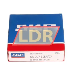 SKF NU207ECKP/C3 rulman resim 3