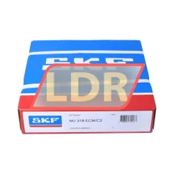 SKF NU318ECM/C3 rulman resim 4