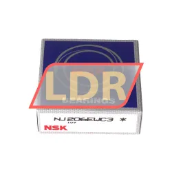 NSK NJ206EWC3 rulman resim 4
