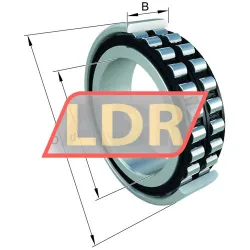 FAG NN3008-D-TVP-SP-XL rulman resim 3