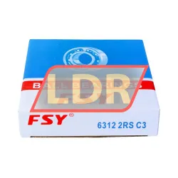 FSY (China) 6312 2RS C3 rulman resim 3