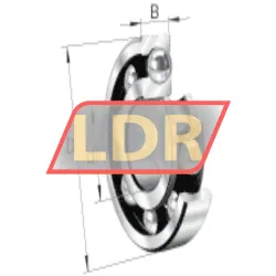 FAG R6-2RSR-HLC rulman resim 3