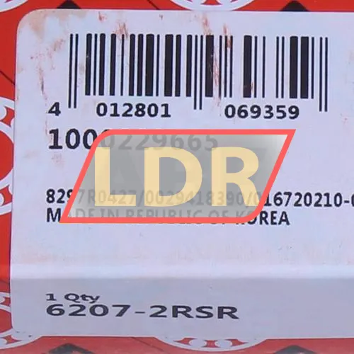 FAG 6207-2RSR ürün fotoğrafı 5