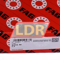 FAG 6316M-C3 rulman resim 5