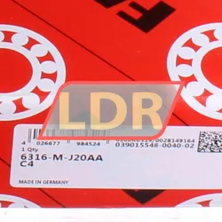FAG 6316-M-J20AA-C4 rulman resim 4