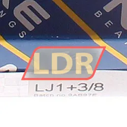 RHP LJ1-3/8 2Z rulman resim 5
