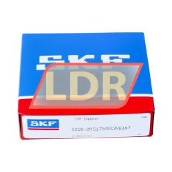 SKF 6208-2RS1TN9/C3VE167 rulman resim 3