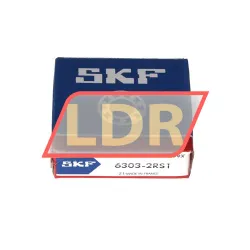 SKF 6303-2RS1 rulman resim 3
