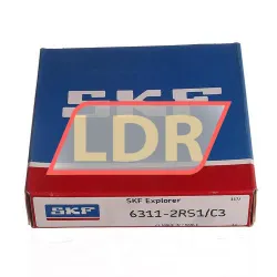 SKF 6311-2RS1/C3 rulman resim 4
