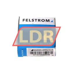 Felstrom 6200-2RS/C3 rulman resim 3