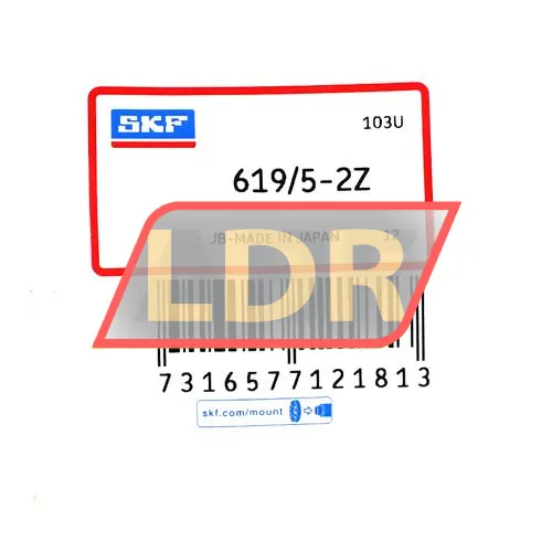SKF 619/5-2Z ürün fotoğrafı 2