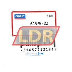 SKF 619/5-2Z rulman resim 2
