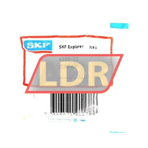 SKF 6200-2Z/C3GWP ürün fotoğrafı 2