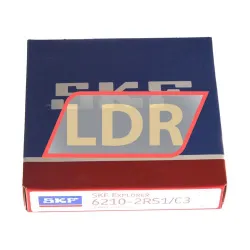 SKF 6210-2RS1/C3 rulman resim 3