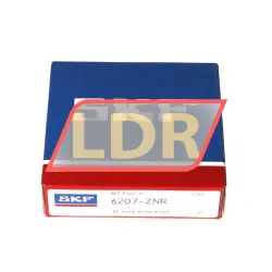 SKF 6207-ZNR rulman resim 3