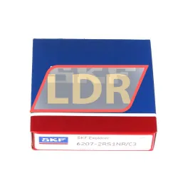 SKF 6207-2RS1NR/C3 rulman resim 3