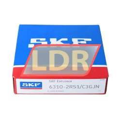 SKF 6310-2RS1/C3GJN rulman resim 3