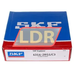 SKF 6316-2RS1/C3 rulman resim 2