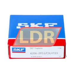 SKF 6206-2RS1/C3LHT23 rulman resim 3