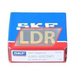 SKF 6301-2Z/C3WT rulman resim 3