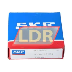 SKF 6206-2RS1/C3 rulman resim 3