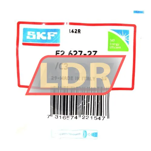 SKF E2-627-2Z/C3 ürün fotoğrafı 2