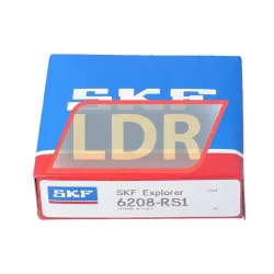 SKF 6208-RS1 rulman resim 3