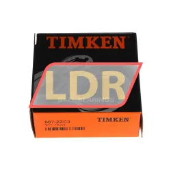 Timken 607-ZZ-C3 rulman resim 3