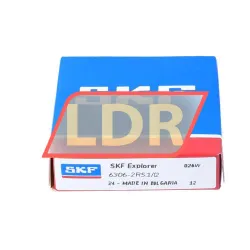 SKF 6306-2RS1/C2 rulman resim 3
