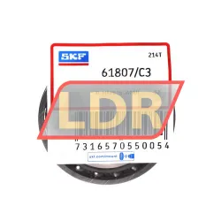 SKF 61807/C3 rulman resim 2