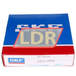 SKF 6314-2RS1 rulman resim 2