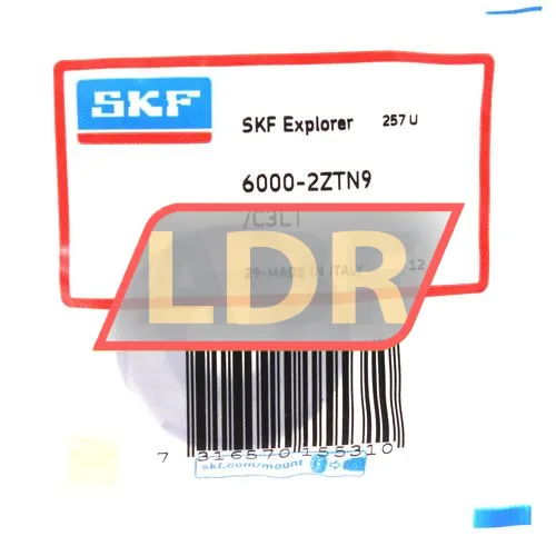 SKF 6000-2ZTN9/C3LT ürün fotoğrafı 2
