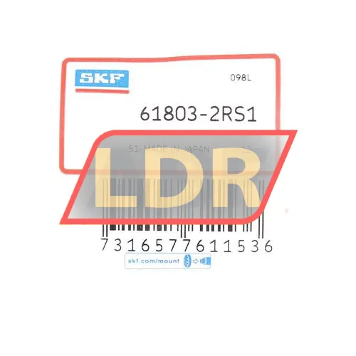 SKF 61803-2RS1 ürün fotoğrafı 2