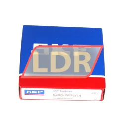 SKF 6208-2RS1/C4 rulman resim 3
