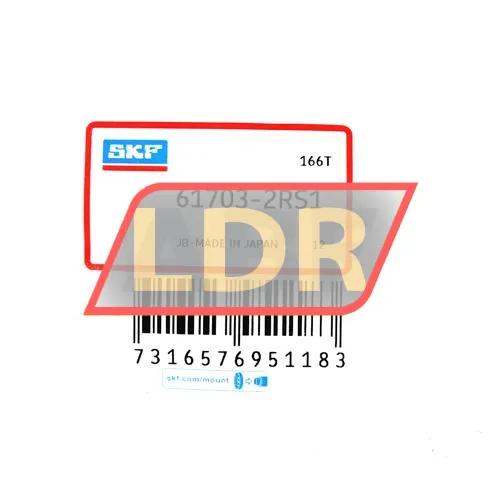 SKF 61703-2RS1