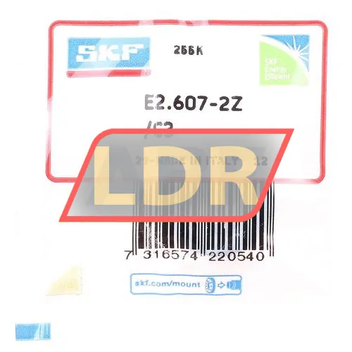 SKF E2-607-2Z/C3 ürün fotoğrafı 2