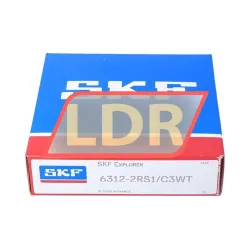 SKF 6312-2RS1/C3WT rulman resim 3
