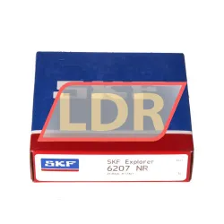 SKF 6207NR rulman resim 3