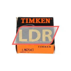 Timken LM67043 rulman resim 3
