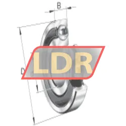 FAG S607-2RSR-HLC rulman resim 4
