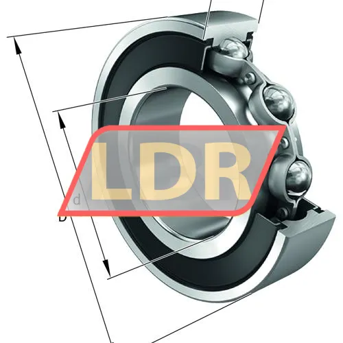 FAG S6010-2RSR-FD ürün fotoğrafı 4