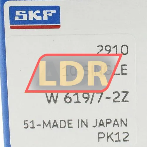 SKF W619/7-2Z ürün fotoğrafı 2