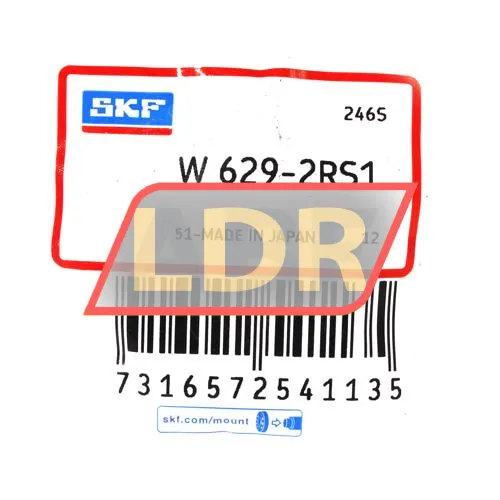 SKF W629-2RS1 ürün fotoğrafı 2