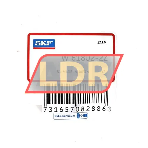 SKF W61802-2Z ürün fotoğrafı 3